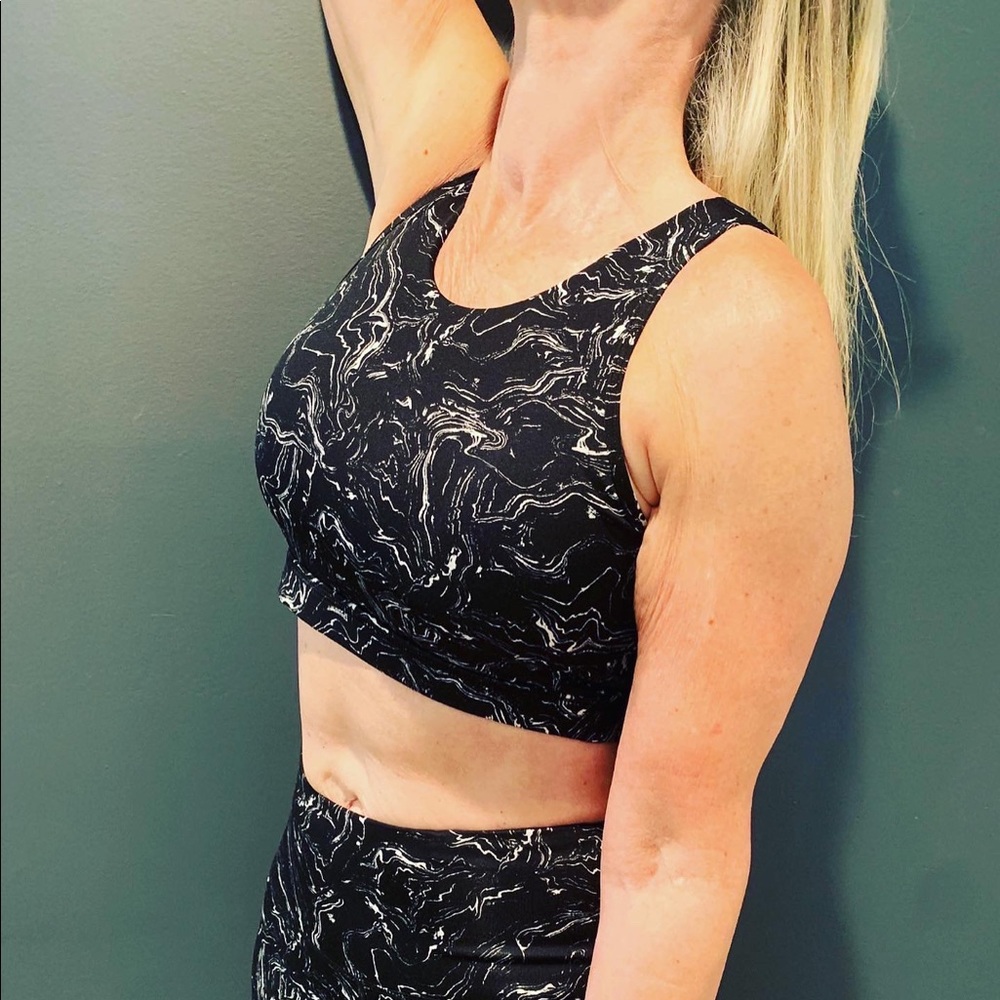 Marble Swirl Sports Bra